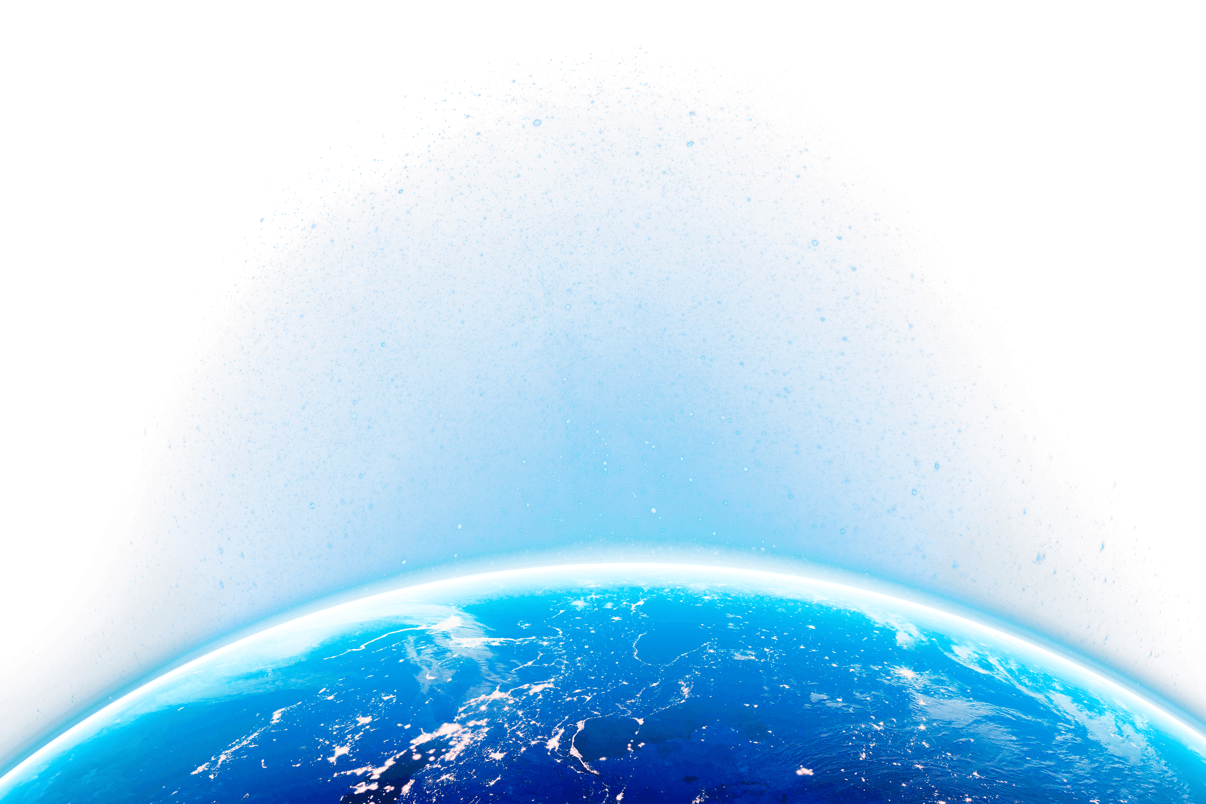 Futuristic glowing Earth network