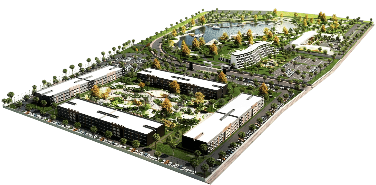 StarClyde Masterplan Isometric Render