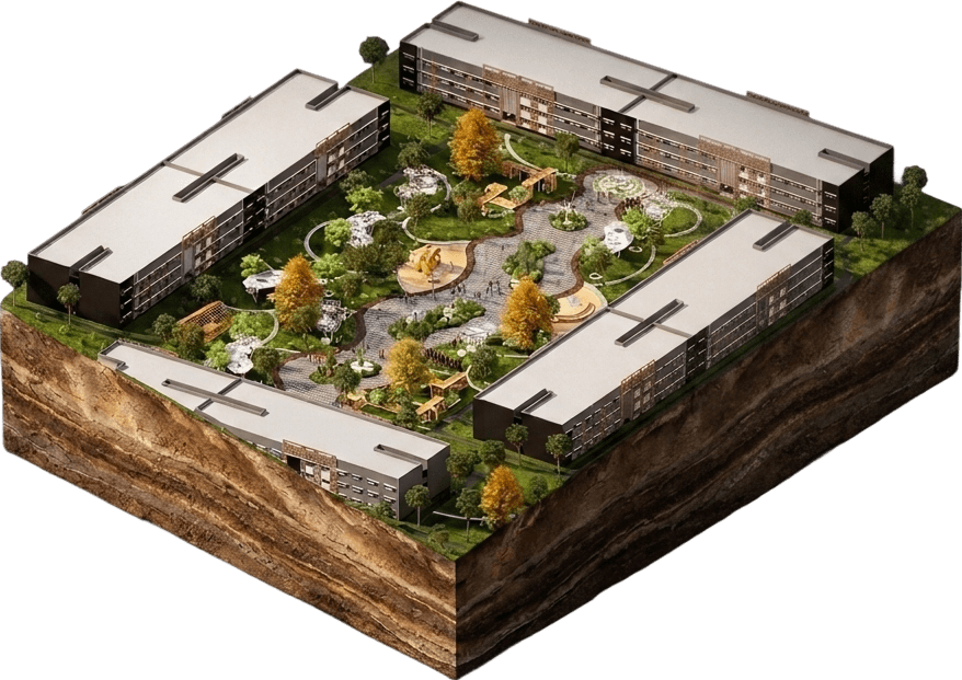 StarClyde Quality Amenities 3D Isometric View